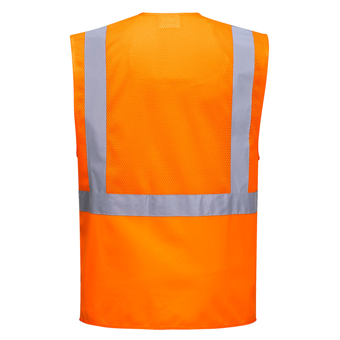 Portwest C496 Madrid Hi-Vis Half Mesh Executive Orange Vest