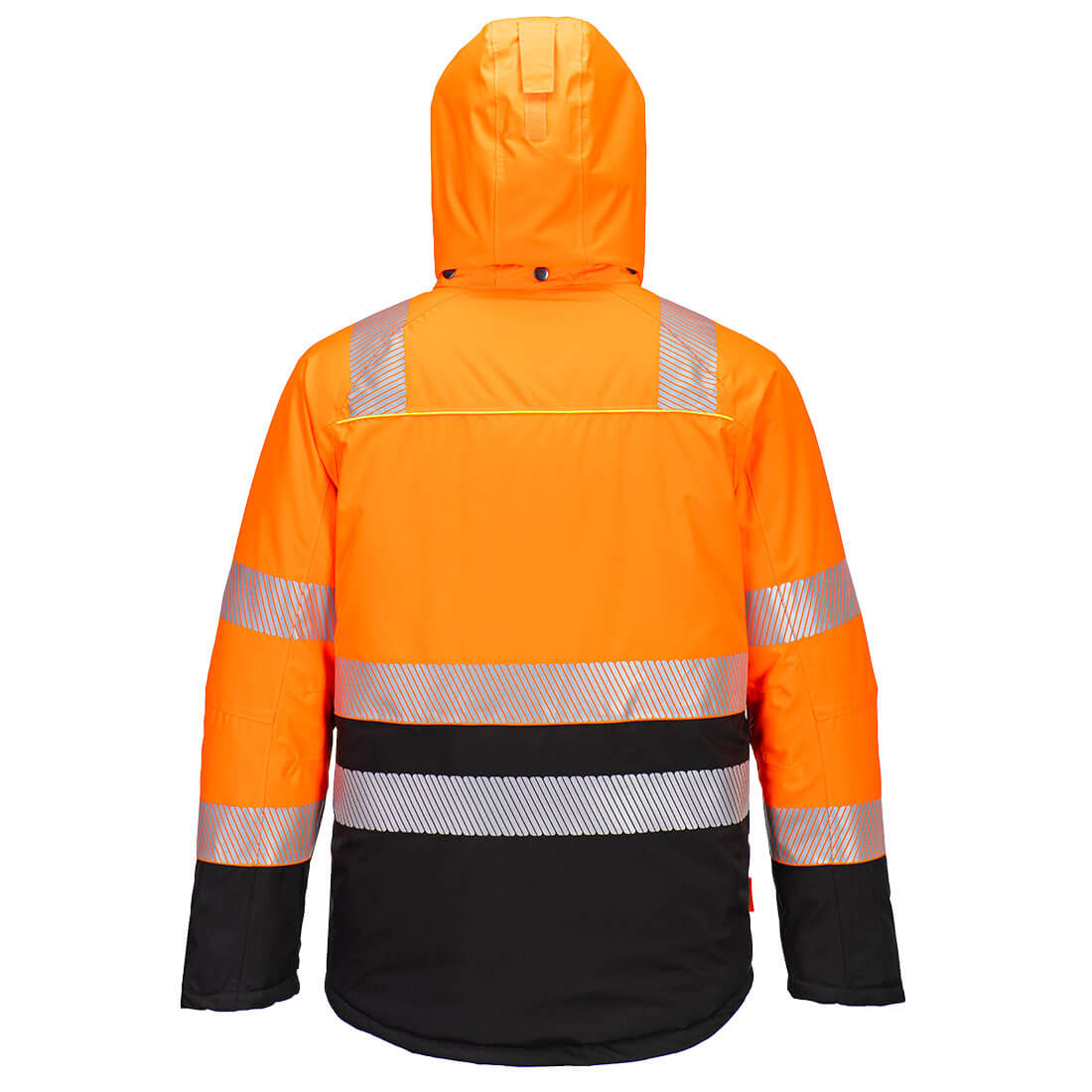 Portwest DX430 DX4 Hi-Vis Class 2 Winter Jacket Orange Black