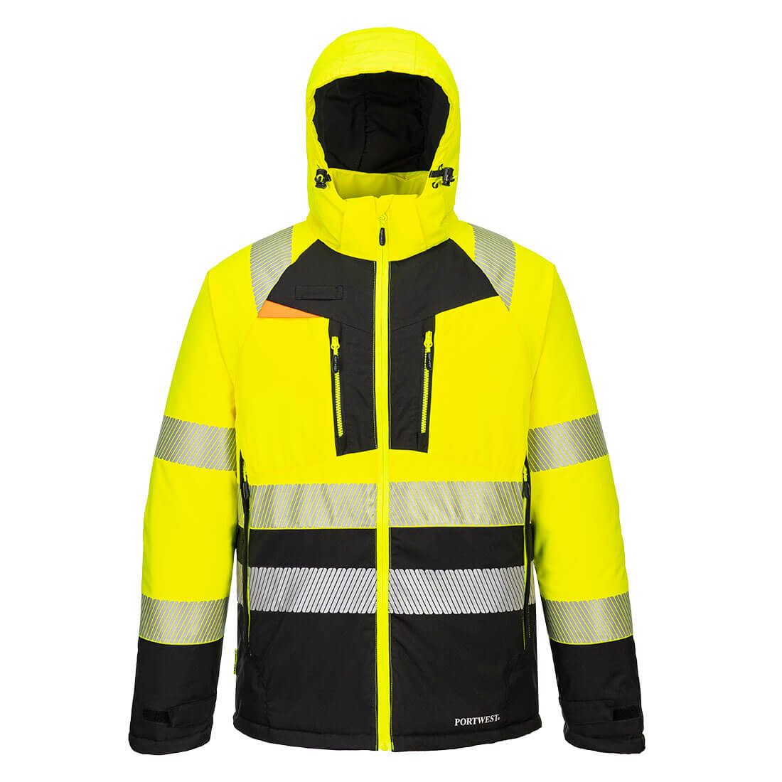 Portwest DX430 DX4 Hi-Vis Class 2 Winter Jacket Yellow/Black