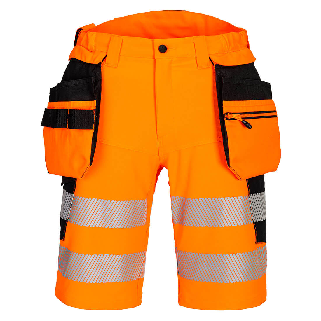 Portwest DX446 DX4 Hi-Vis Holster Pocket Shorts Orange black