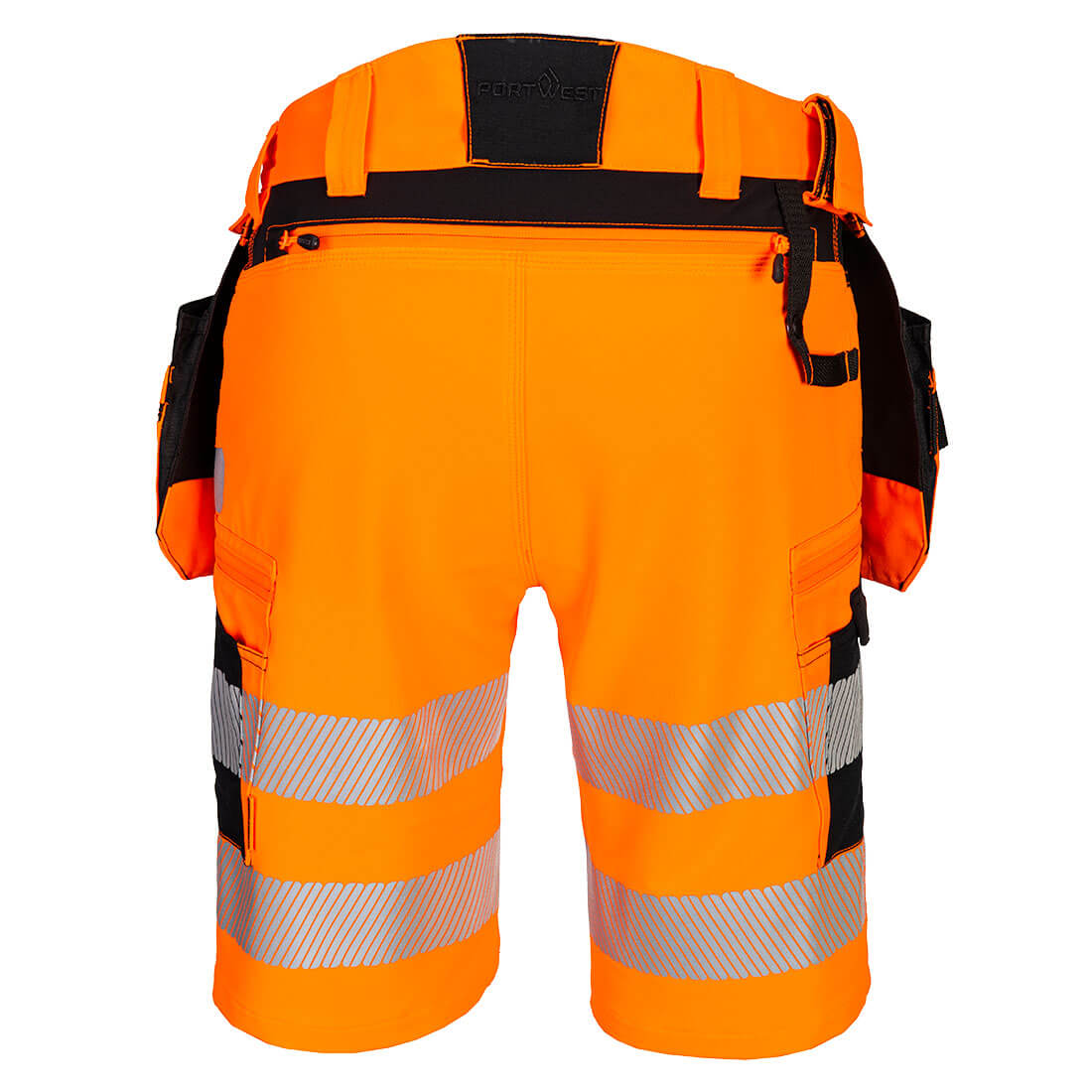 Portwest DX446 DX4 Hi-Vis Holster Pocket Shorts orange