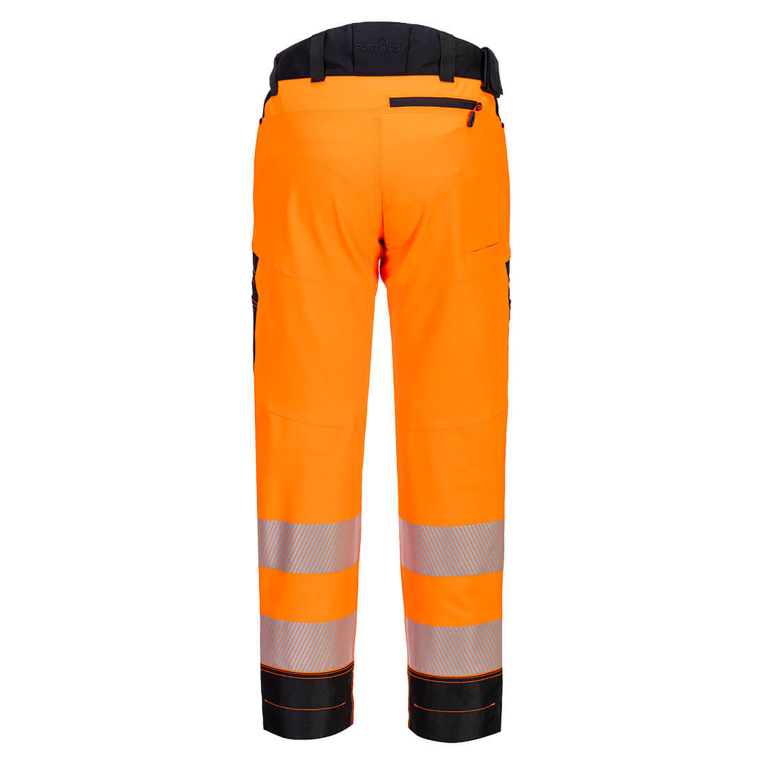 Portwest DX453 DX4 Hi-Vis Service Trousers Orange Black