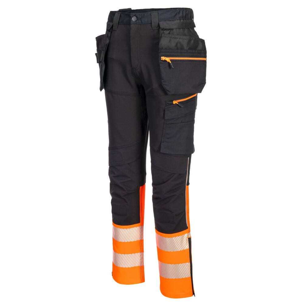 Portwest DX457  DX4 Hi-Vis Holster Pocket Craft Trousers OB_1