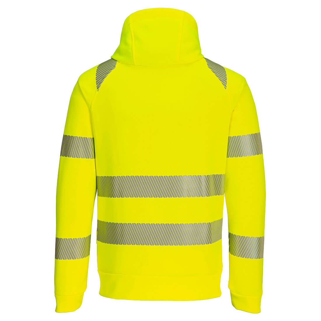 Portwest DX484 Hi-Vis Hoodie Yellow Balck