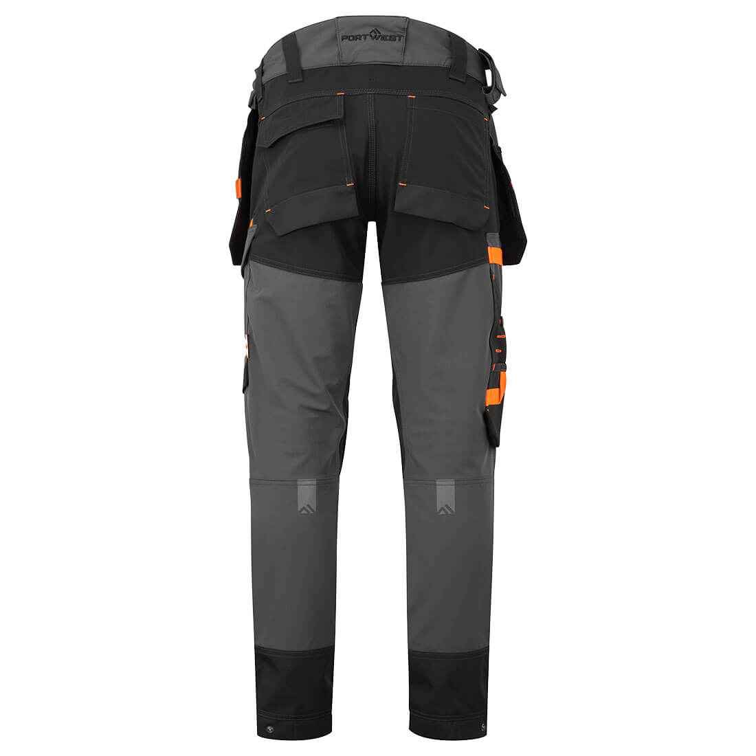 Portwest EV440 EV4 Stretch Detachable Holster Trouser Metal Grey_R