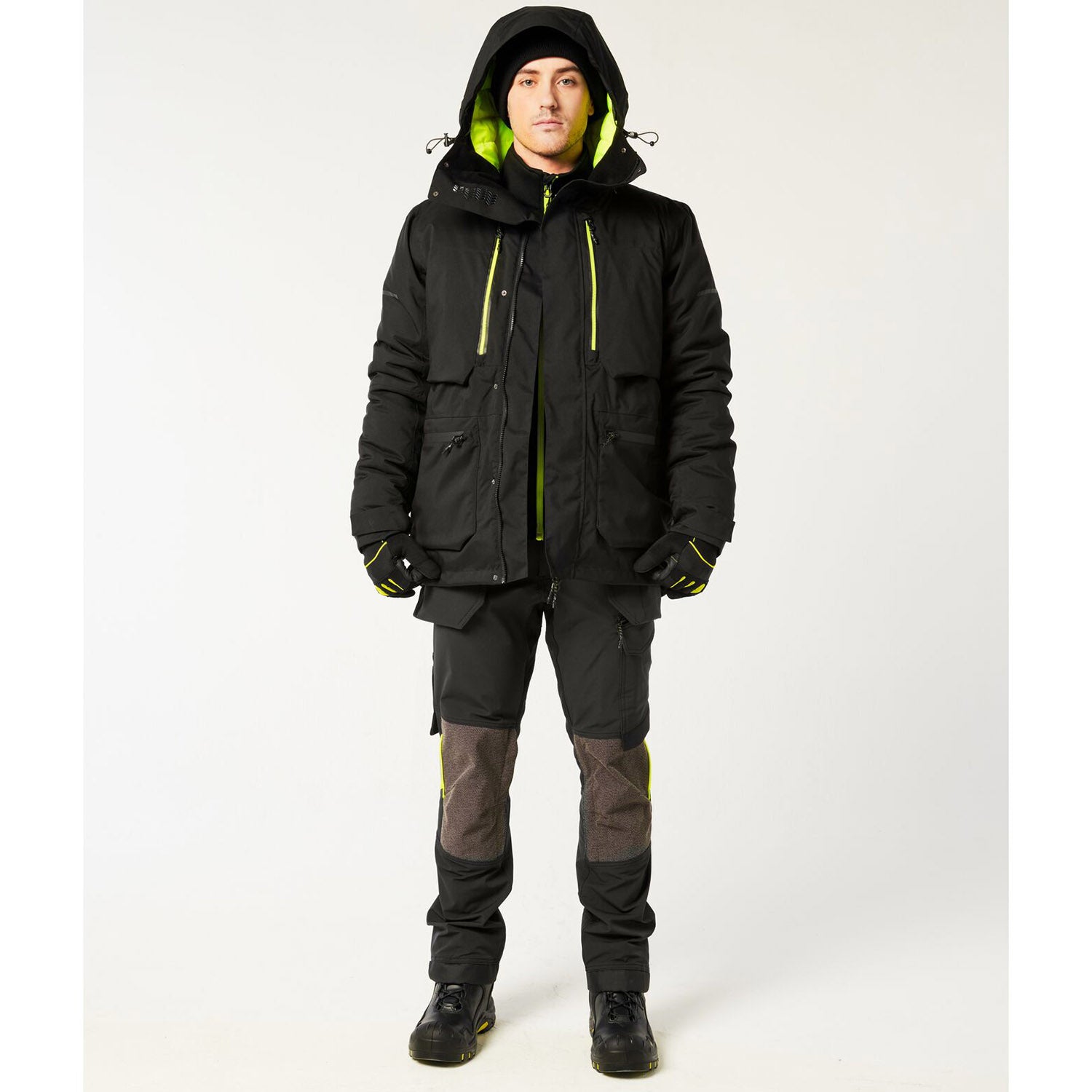 Portwest EV461 EV4 Winter Parka Jacket Black_M