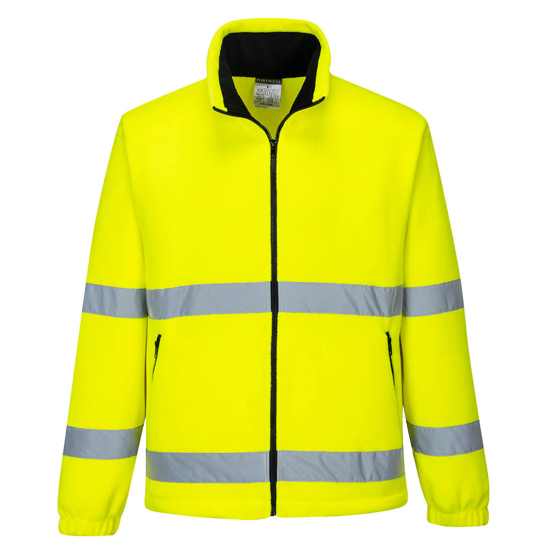 Portwest F303 Hi-Vis Windbreaker Fleece Yellow