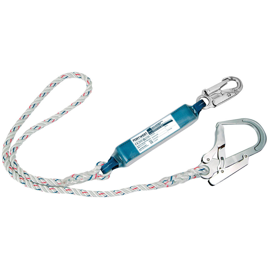 Portwest FP23 Single 1.8m Lanyard With Shock Absorber