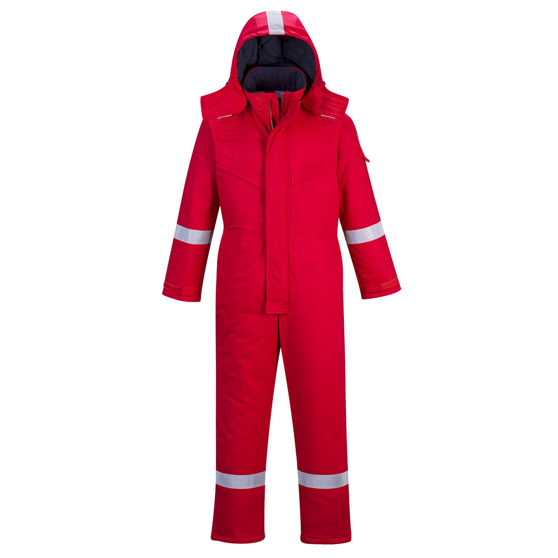 Portwest FR53 FR Anti-Static Insulated Coverall Red