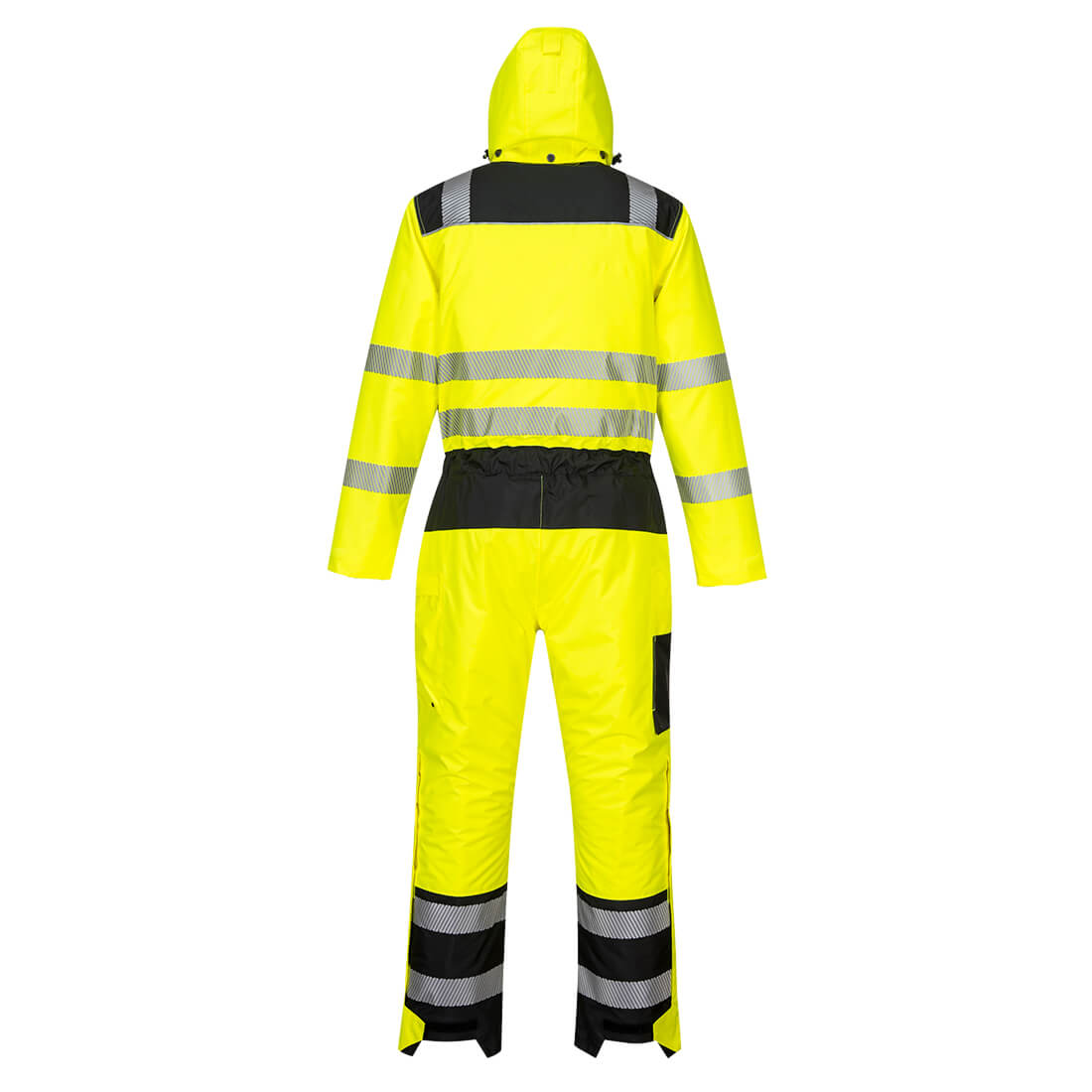 Portwest PW352 PW3 Hi-Vis Winter Coverall Yellow Black