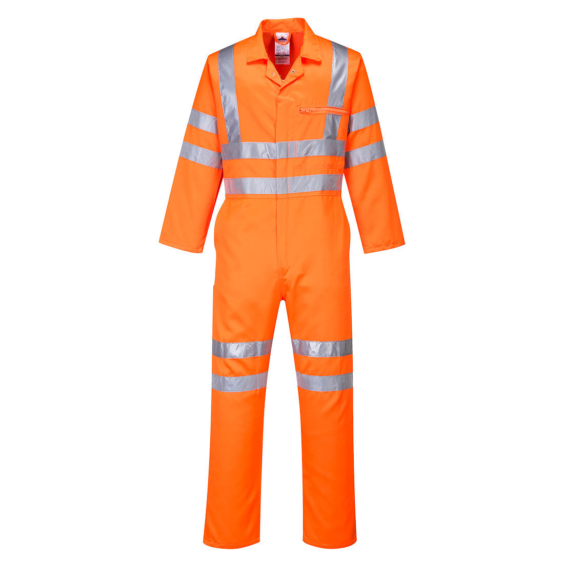 Portwest RT42 Hi-Vis Polycotton Service Coverall Orange