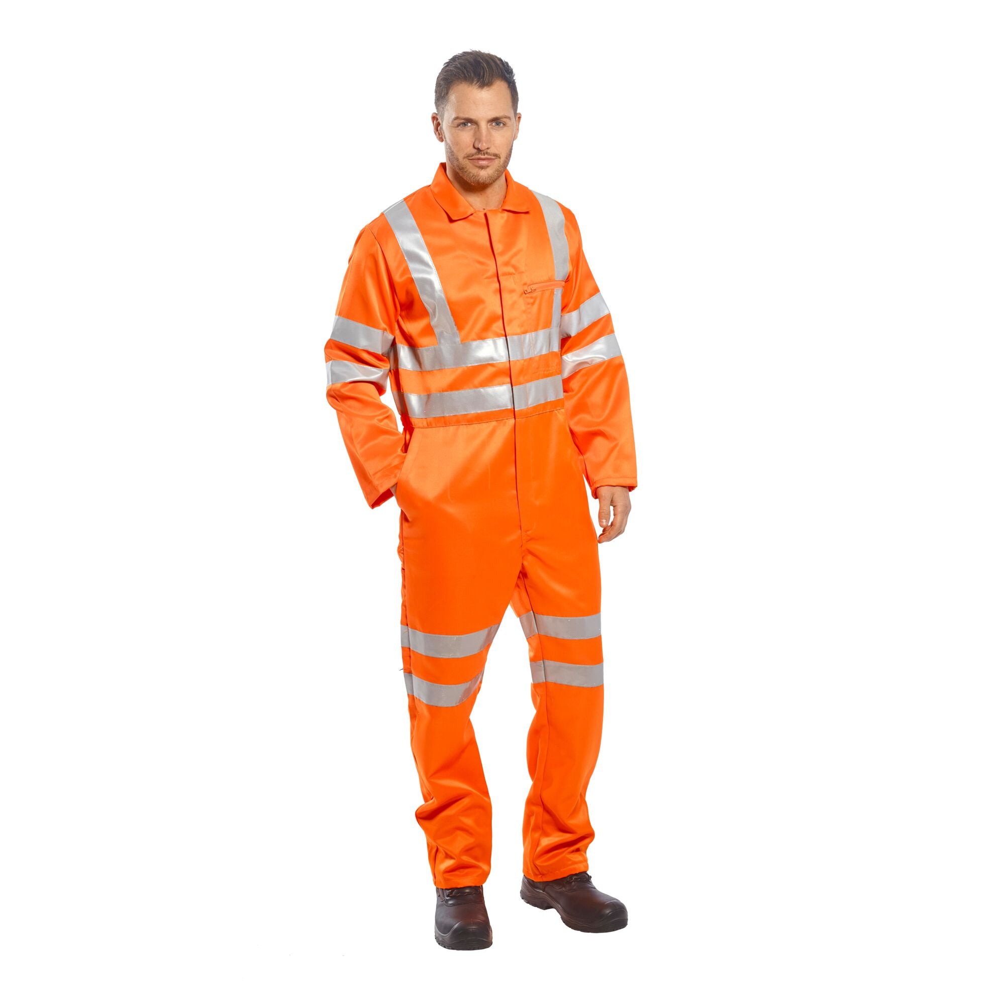 Portwest RT42 Hi-Vis Polycotton Service Coverall_M