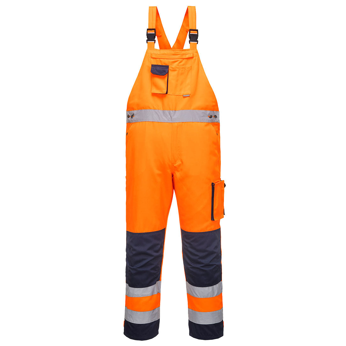 Portwest TX52 Dijon Hi-Vis Contrast Work Bib and Brace_ON